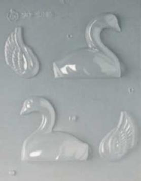 Форма для шоколада 90-11943 лебеди и крылья