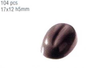 Форма для шоколада поликарбонатная МА 1281 Кофейное зерно