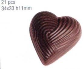 Форма для шоколада поликарбонатная МА 1513 Сердце