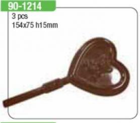 Форма для шоколада 90-1214 Сердце на палочке