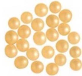 Посыпка 28001 шарики золотые перламутровые 8 мм