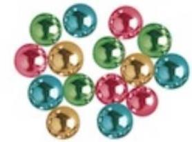 Посыпка 28250 шарики разноцветные металлизированные 4 мм