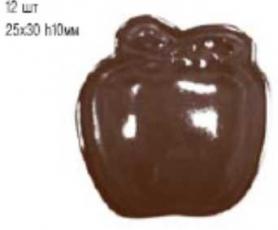 Форма для шоколада 90-13303 Яблоко с веткой