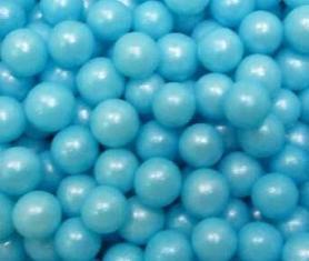 Посыпка 27978 шарики голубые перламутровые 8 мм